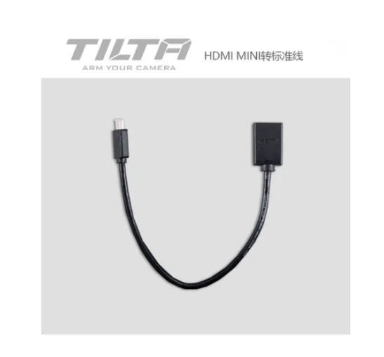 HDMI to Micro HDM Tilta TA-T17-A-G клетка аксессуары для SONY A7/A9 однородный стержень держатель HDMI зажим крепления бег/стоп Кабель HDMI к Micro HDMI клетка - Цвет: HDMI to Micro HDM