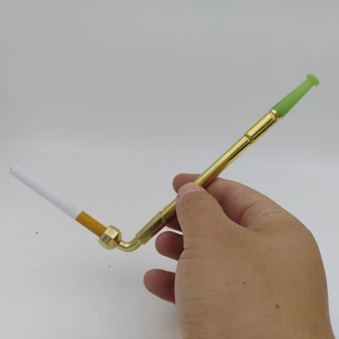 

New 1pcs 2 Use Vintage Smoking Pipe Cigarette Holder Long Series Retractable Pipes For Smoking Ky803 pipes for smoking