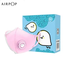 Xiaomi Airpop Anti haze Face Mask Kids Mask Cartoon Cute Breath Valve Mouth Muffle PM2.5 Anti Dust Breathable Mask