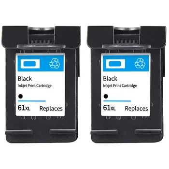 

2 PCS Black Suitable for HP61 Ink Cartridge HP1050 1510 1010 1000 2620 Inkjet Printer Ink