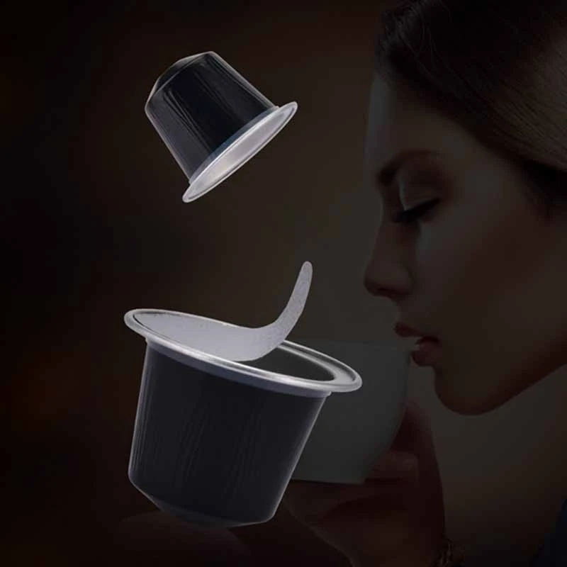 100 комплектов многоразовая кофейная Капсульная чашка одноразовая Nespresso Pod для