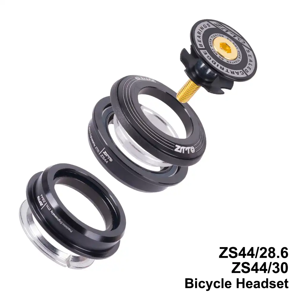 Bike Headsets Tebru Tube Fork Headset, 4456ST Mountain Bike Road Bicycle Tapered Headset Bearings