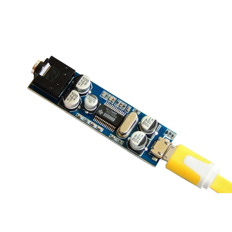 HIFI аудио PCM2704 мини ЦАП Декодер USB внешняя карта MICRO USB для мобильного телефона/ПК T1106