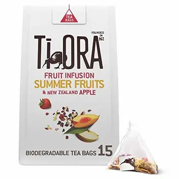 

Ti Ora Tee, Früchtetee Summer Fruits, 4er Pack, 15 Pyramiden - Teebeutel