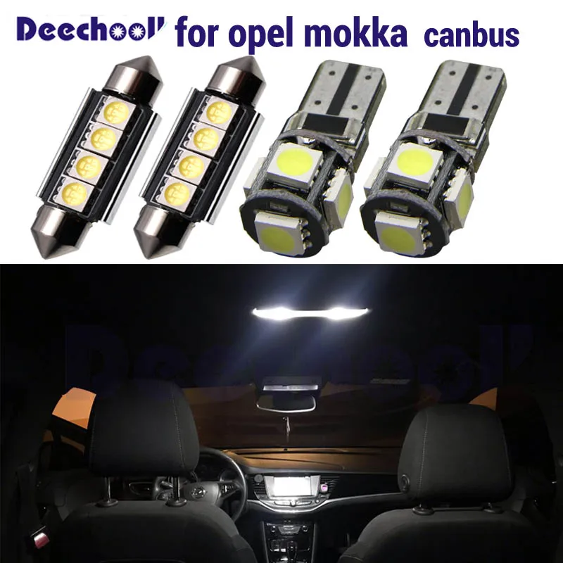 15 x без ошибок для Opel Vauxhall Mokka 2012 + лампа номерного знака светодиодная интерьерная