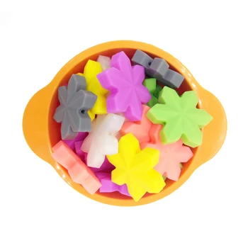 

Baby Toys Snowflake Beads Teether DIY Pacifier Chain Silicone Teething Beads For Necklace 5 Pcs/pack