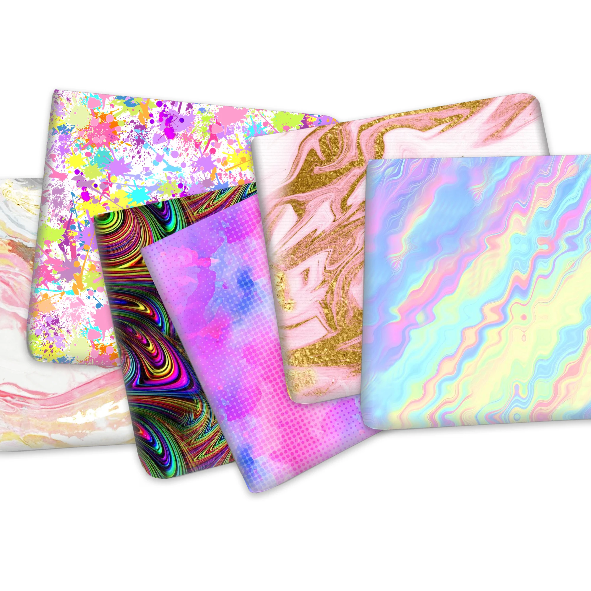 

50*145cm Tie-dye Paint Polyester Cotton Fabric Patchwork for Tissue Kids Home Textile for Sewing Cloth Dress Curtain,1Yc12993