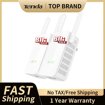 Tenda PH15 1000Mbps Wireless Powerline Adapter,AV1000 Ethernet PLC  Adapter, Plug and Play, Homeplug AV2,Wireless WIFI Extender 1