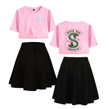 

Riverdale Sweatshirt Women Sexy Costume Set Short Skirt Sexy Girls/Women Skirts Sexy Costumes Halloween Costumes For Women