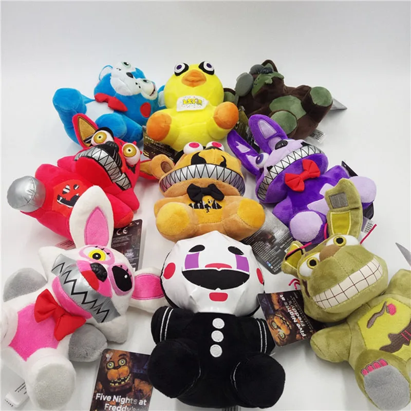 18 см Горячая игра Five Nights at Freddy's 4 мягкие плюшевые игрушки мягкий медведь Фредди Фокси вещи плюшевые куклы Подарки для детей