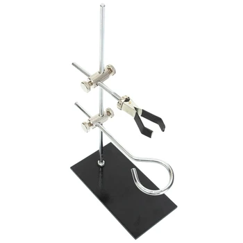 

1Pc Metal Mini Lab Bracket Laboratory Support Stand Alcohol Bottle School Rod Length 30Cm