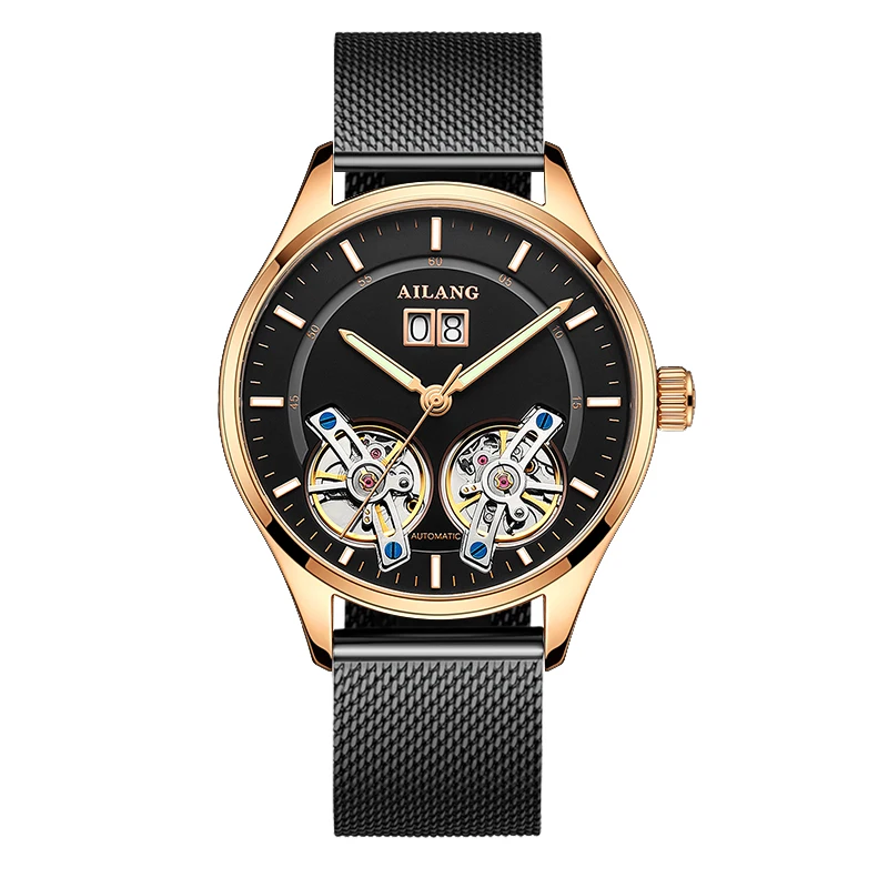 Мужские часы AILANG Мужские часы лучший бренд класса люкс автоматические механические Спортивные часы для мужчин Tourbillon часы для мужчин - Цвет: 5