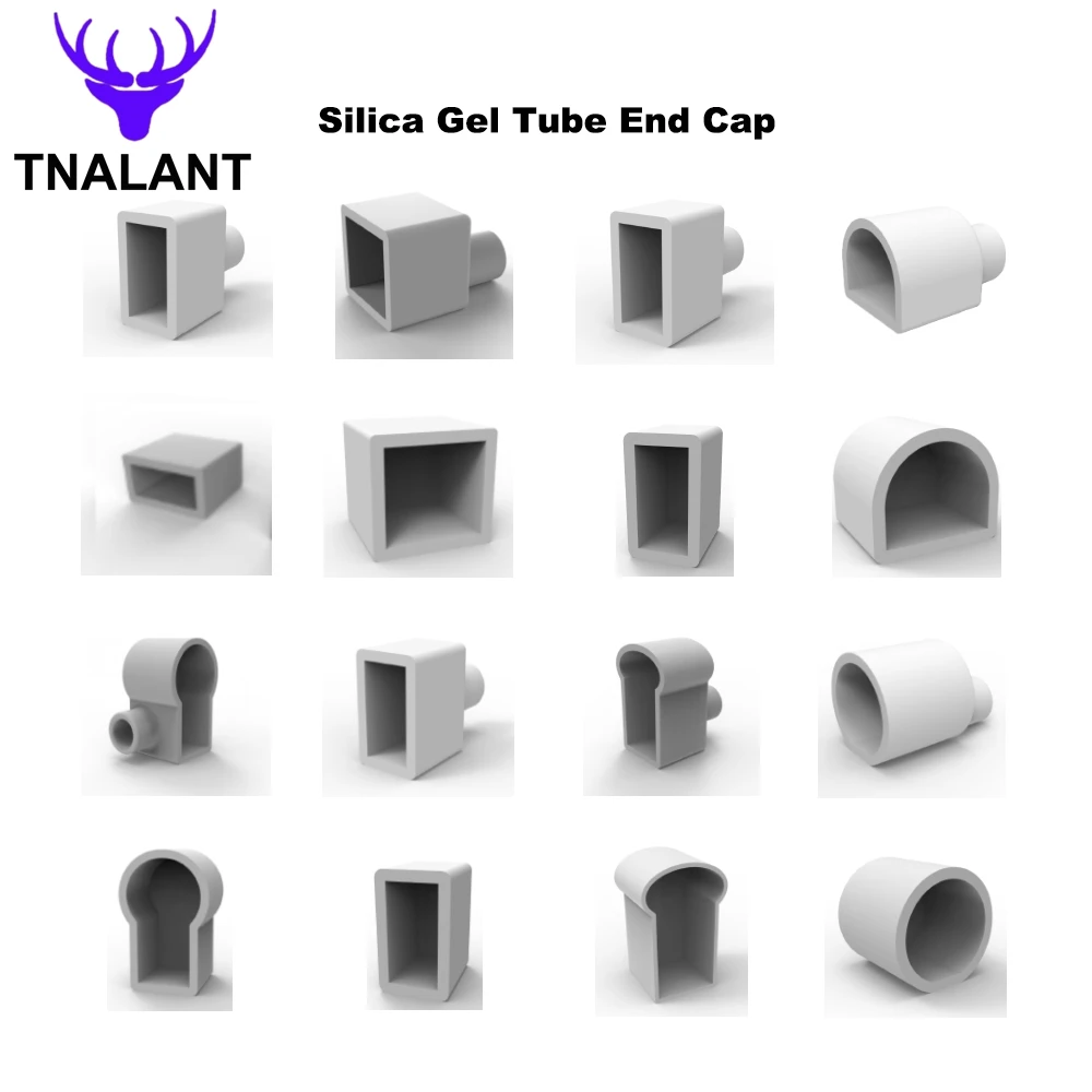 LED Neon Tube End Cap WS2811 WS2812B WS2813 SK6812 Flexible Strip Light Silica Gel Soft Lamp Plug With Hole/No Hole |