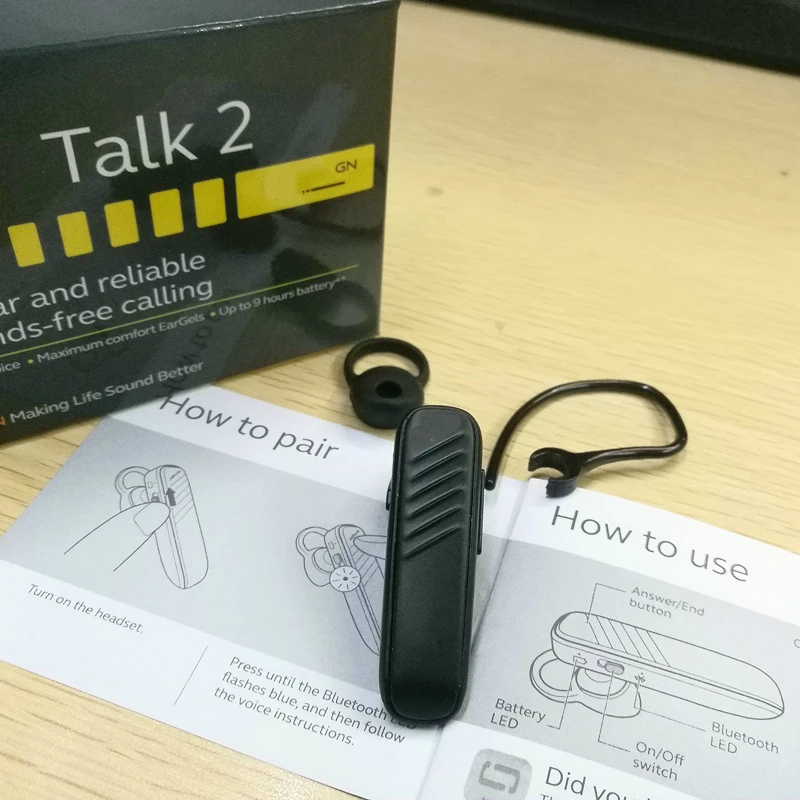 Jabra TALK 2 Bluetooth Headset dengan 