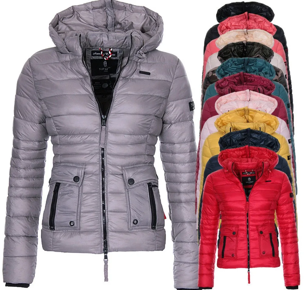 

ZOGAA Brand New Women Winter Coat Cotton Paddedd Warm Overcoat Clothes Casual Solid Winter Jacket Women Parkas Outerwear