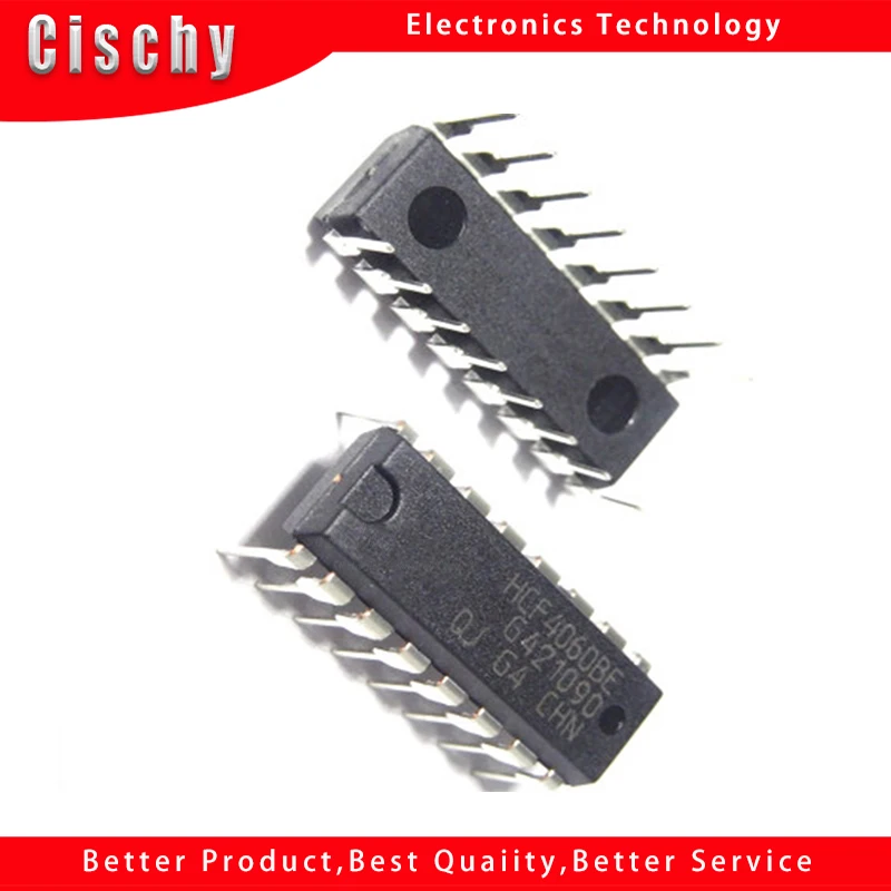 10 шт./лот CD4060BE HCF4060BE HCF4060 CD4060 DIP16 14-уровневый бинарный серийный счет | Обустройство