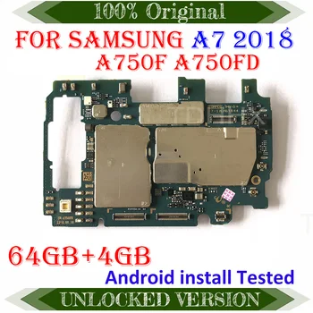

Motherboard For Samsung Galaxy A7 2018 A750F 2 Sim A750F/DS A750FN/DS A750GN/DS A705F A705GM Unlocked Mainboard Motherboard