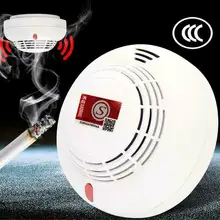 1 шт. детектор дыма пожарной сигнализации ионизации сигнализирующий монитор Сенсор Крытый независимых тумана детектор бытовой сигнализации инструмента практичный