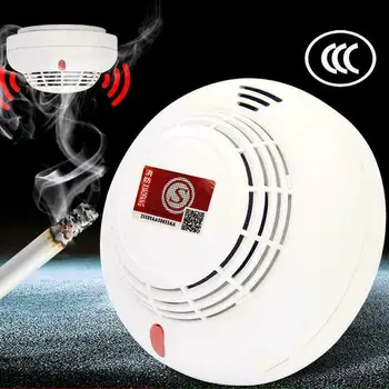 

1Pc Smoke Detector Fire Alarm Ionisation Warning Monitor Sensor Indoor Independent Mist Detector Household Alarm Tool Practical