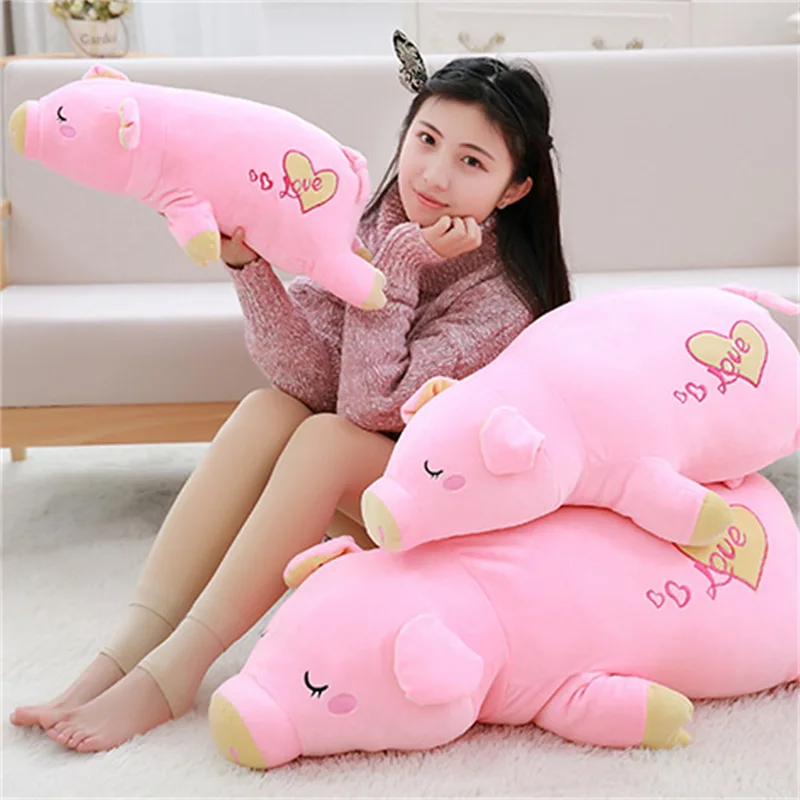 

Creative Cute down Cotton Pink Party Pig Software Plush Pillow Girl'S Birthday Gift Wholesale Customizable