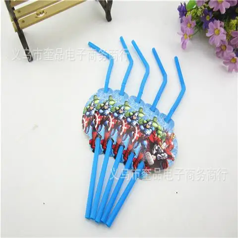 Straw -10pcs 10 шт. салфетки «мстители» на день рождения, настольный чехол с изображением Капитана Америки, баннеры для душа для детей, сувениры для мальчиков, чашки с изображением Железного человека, тарелки - Цвет: Straw -10pcs