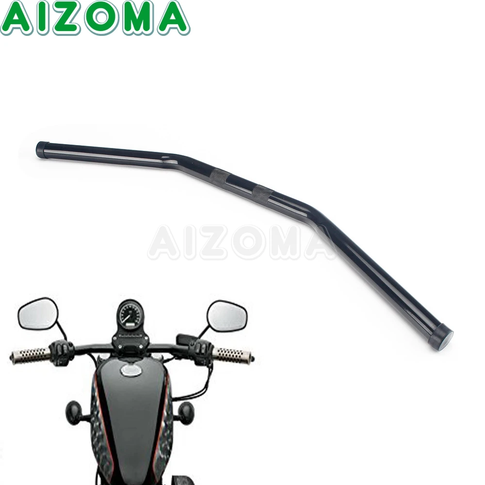 Черный руль для мотоцикла 1 дюйм 25 мм Harley Sportster XL883 XL 1200 48 72 Iron Roadster SuperLow Nightster 2007-2018 |