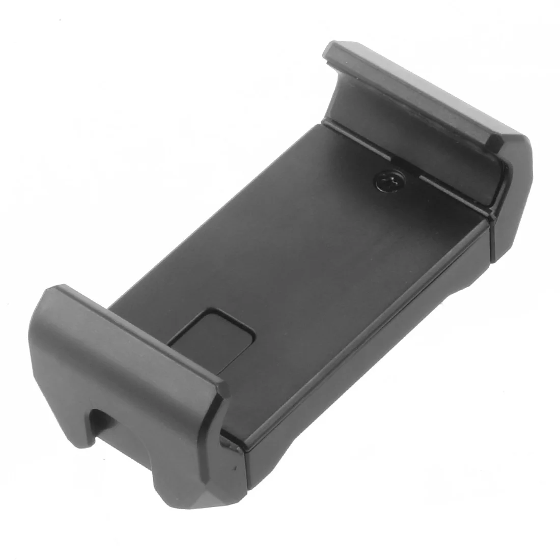Dual 1/4 Screw Hole Tripod Mount Adapter Tablet Stand Plastic Phone Clip Bracket