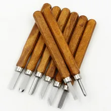 12 шт./лот резьба по дереву долотом нож для основной резки дерева DIY инструменты и подробные Деревообрабатывающие инструменты