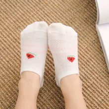 5 пар носков на весну и лето, стиль, корейский стиль, фруктовый узор, для мужчин и женщин, детские носки для детей 3, 6, 8 лет