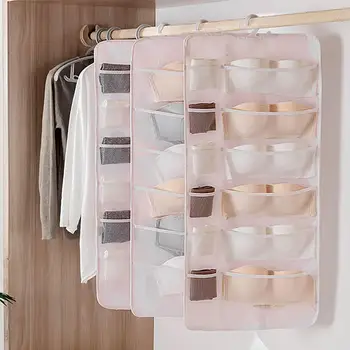 

6/12/18 Porkets Wall Door Hanging Underware Storage Bags Wardrobe Closet Organizer Home Sundries Storage Bag Underware Organizer