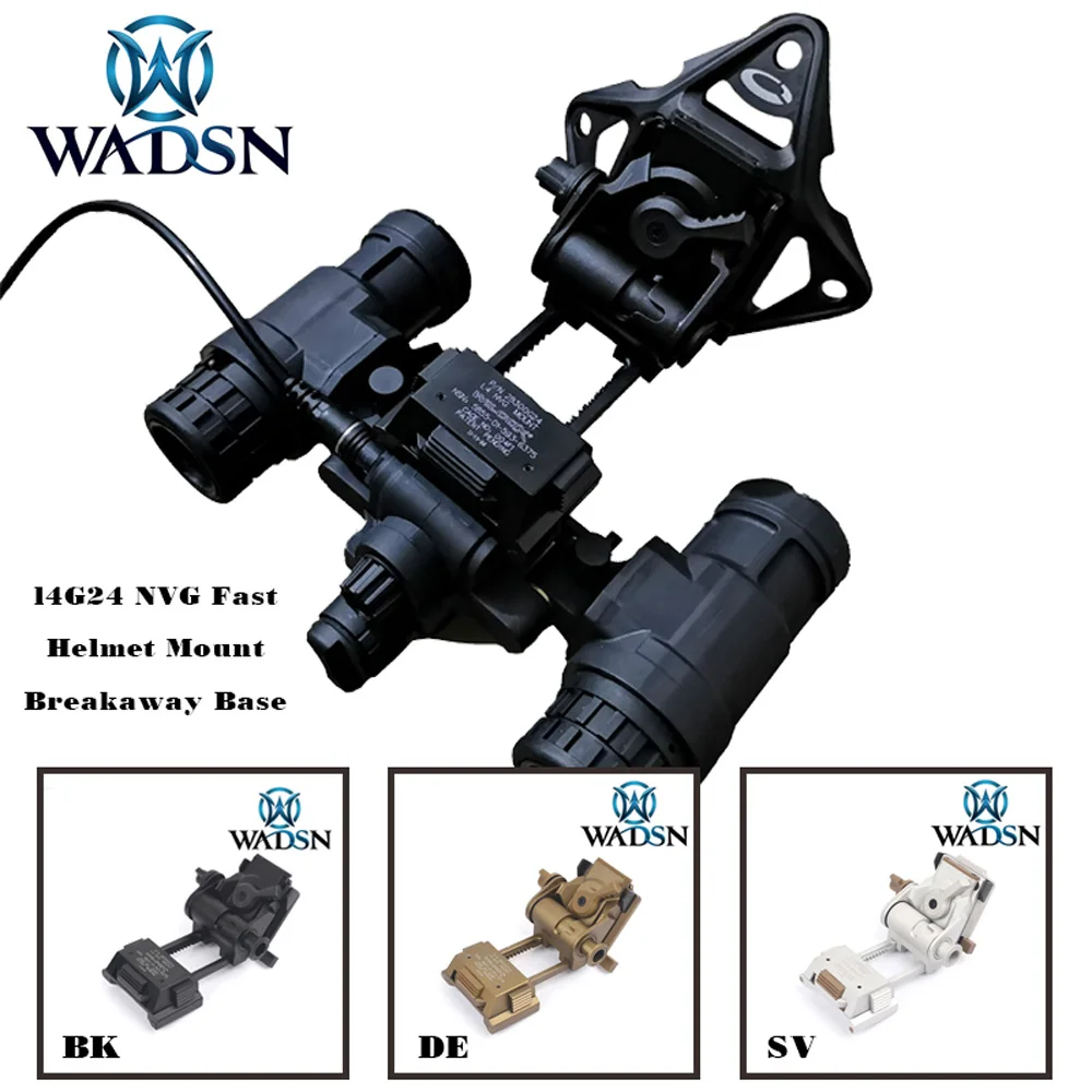 WADSN Tactical L4 G24 NVG быстрое крепление для шлема, база для страйкбола, адаптеры ночного видения, подходят для PV-1 \ PV5-18, аксессуар для оружия, светильник