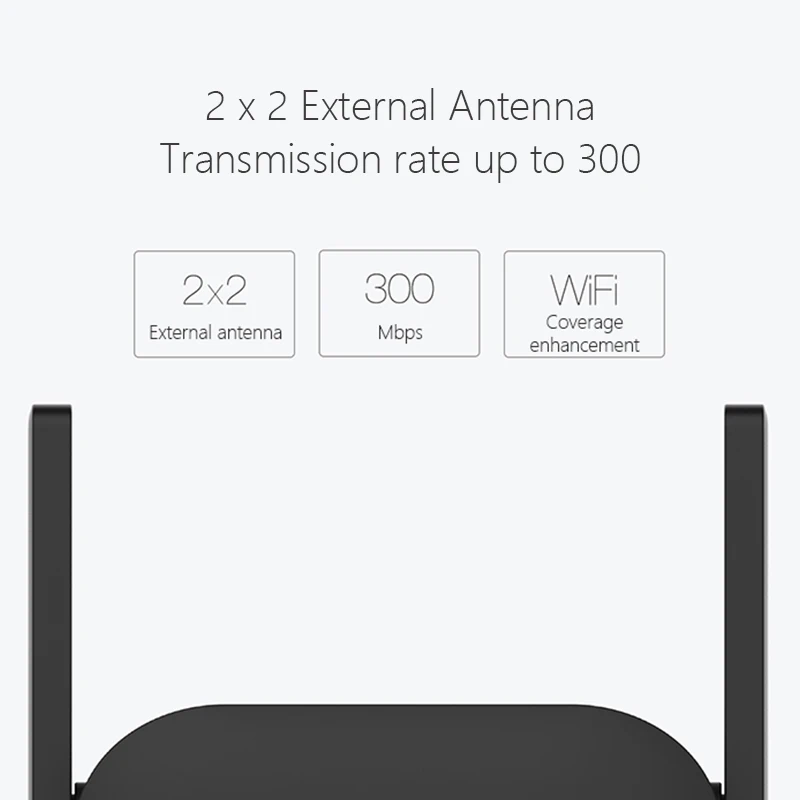 Enhanced Wi-Fi Range Extender with Dual External Antennas and 300Mbps Speed