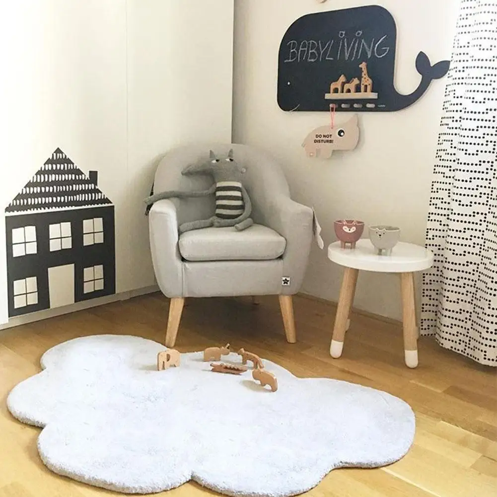 

Crawling Mat Nordic Style Cloud Cotton Plush Mat Children's Carpet Mat Game Pad Crawling Mat Room Decoration Carpet Cushion