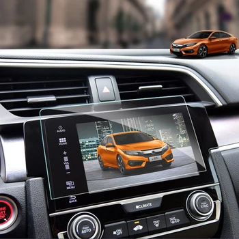 

For Honda Civic 2016 2017 2018 2019 Dashboard Navigation Membrane Decoration Film Sticker GPS Navigation Screen Protective Film