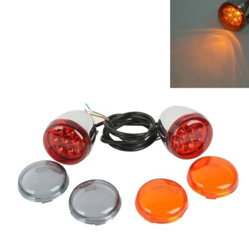 Мотоцикл Поворотники передние светодиодный свет для Harley Sportster XL 883 1200 1992 2016 1993 1994