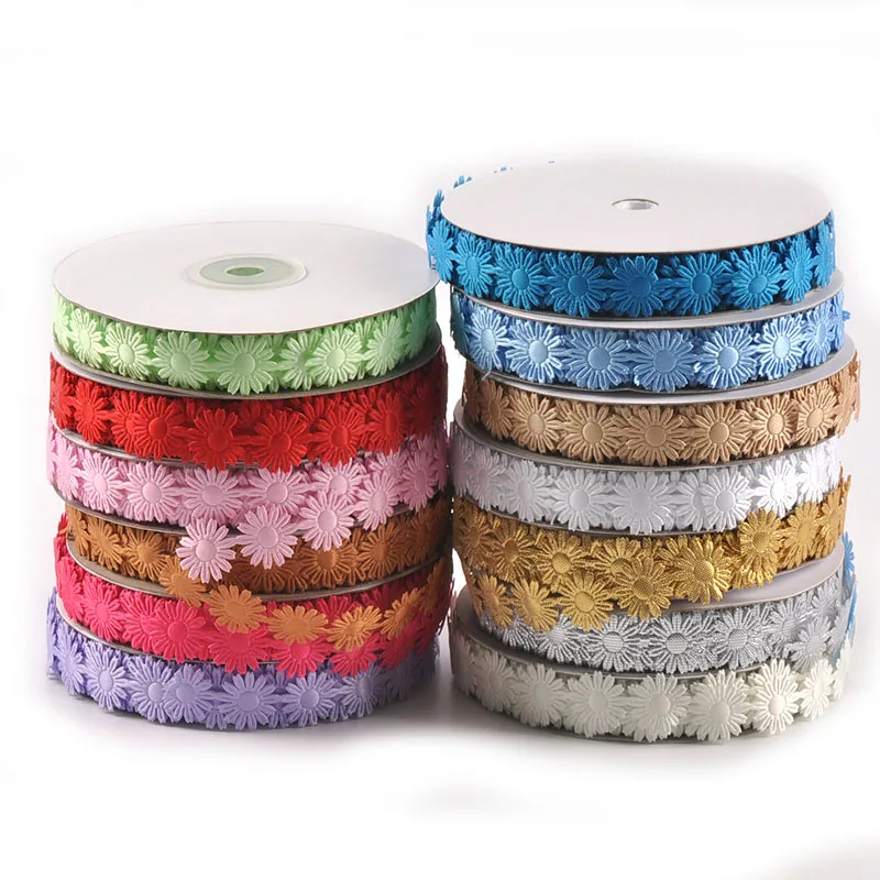 1.8cm Flower Ribbons For Crafts Supplies Sewing Accessories Lace Fabric