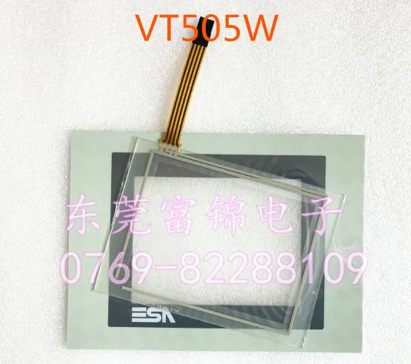 Новый VT505W VT 505W VT505W00000 VT505W000DP VT505W000CN VT505W000ET HMI PLC сенсорный экран и передняя этикетка