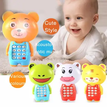 

Baby Electronic Toy Phone Musical Mini Cute Children Phone Toy Early Education Cartoon Mobile Phone Telephone Cellphone Baby Toy