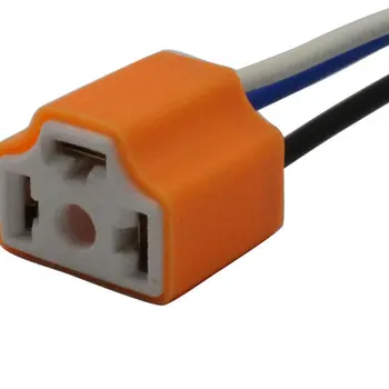 

Car Headlight Socket H4/9003/Hb2 Female Pigtail Ceramic Headlight Connector/Plug/Adapter/Socket Auto Accessories