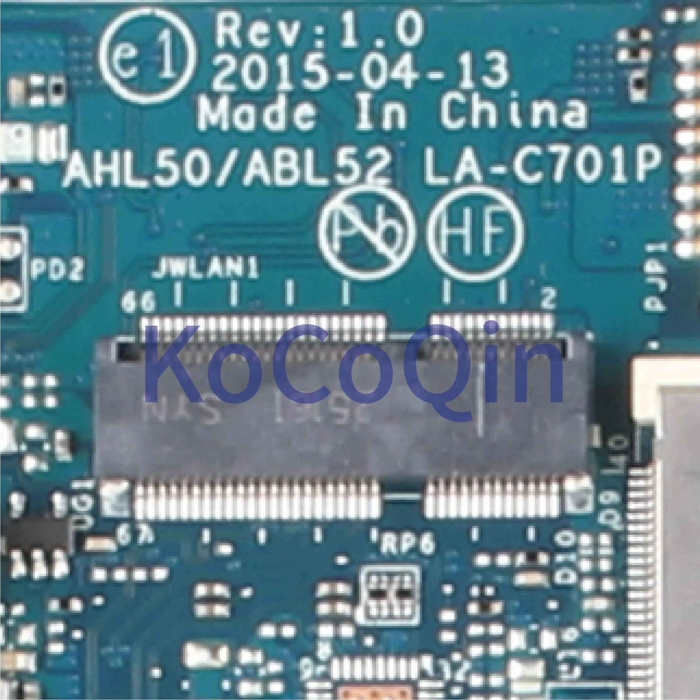 Ideal  KoCoQin Laptop motherboard For HP Pavillion 15-AC 250 G4 SR244 I3-5005U Mainboard 822042-001 822042