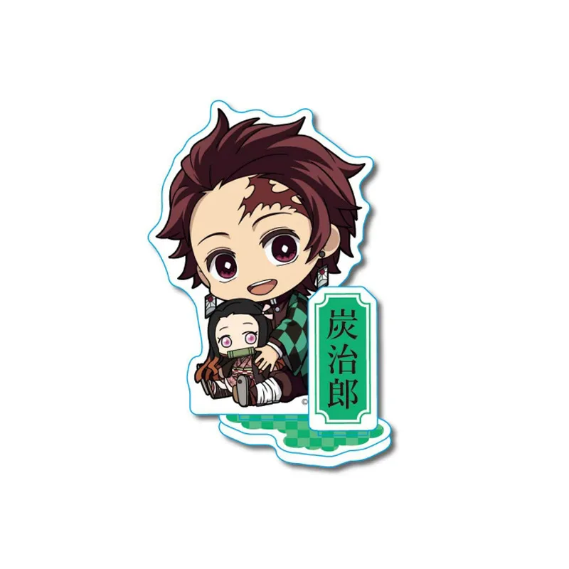 Аниме Demon Slayer Kimetsu No Yaiba косплей реквизит аксессуары Kamado Tanjirou Nezuko акриловый стол стенд фигурка модель - Цвет: 2