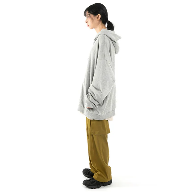 TWOTWINSTYLE Irregular Kink Sweater For Women V