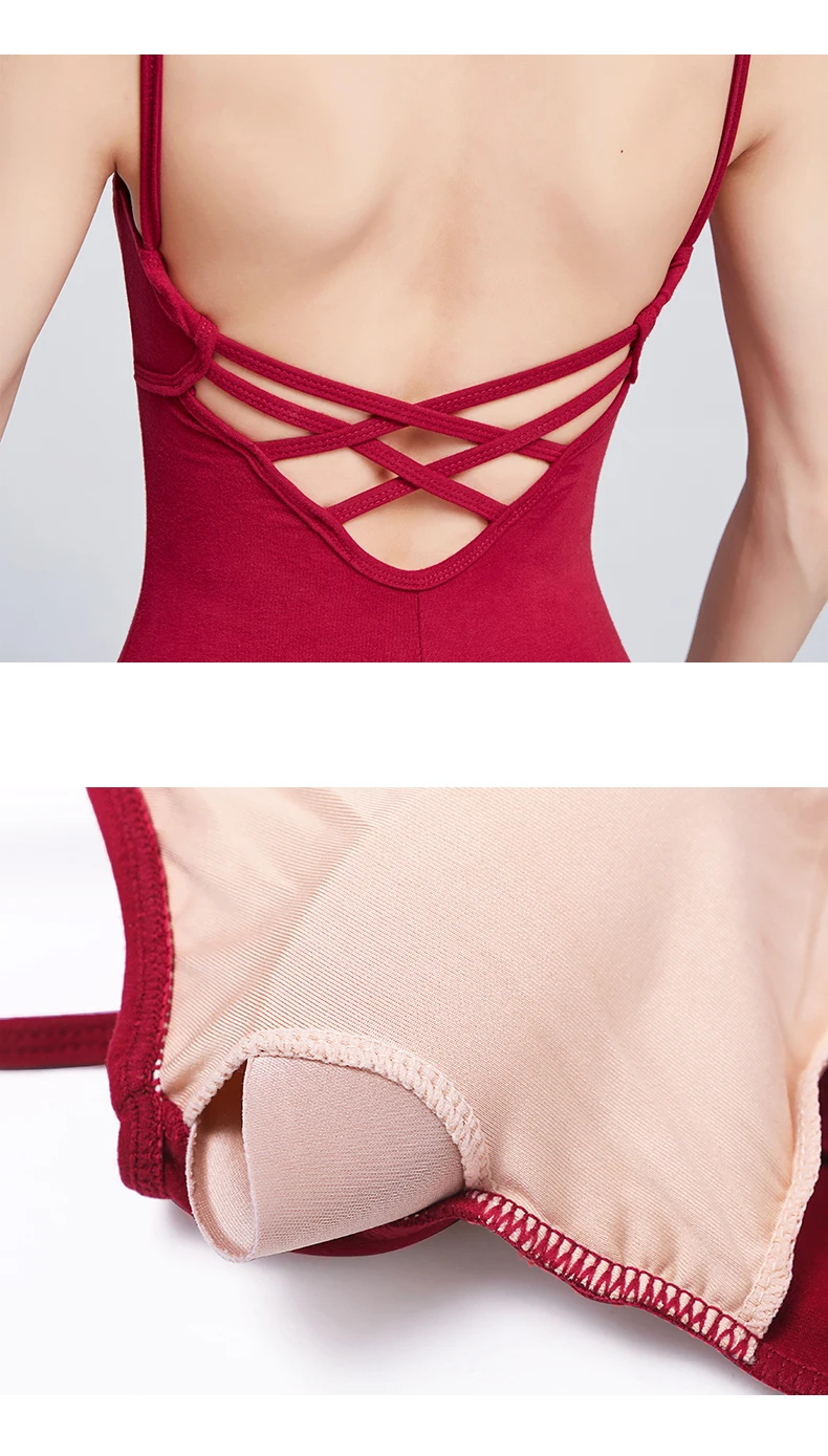 Ballet Leotards for Women Adult Dance Camisole Gymnastics Leotard Ballet Costume Red Black Bodysuit Swimwear Swimsuit Women Ballet Leotards for Women Adult Dance Camisole Gymnastics Leotard Ballet Costume Red Black Bodysuit Swimwear Swimsuit Women