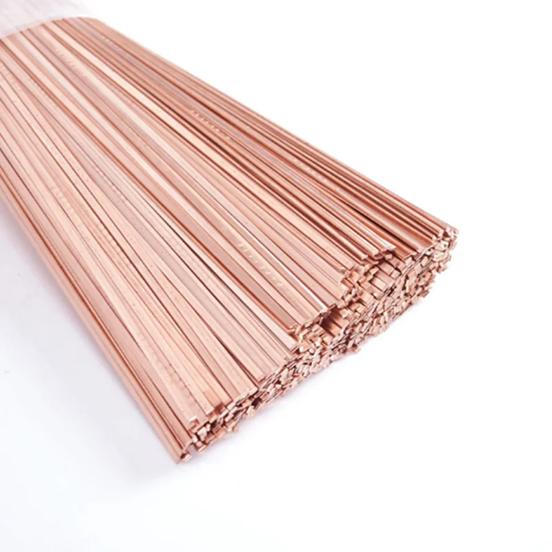 Brass Welding Rod Phosphorus Copper Electrode Welding Wire Soldering Rod 10Pcs 1.3x3.2x500mm No Need Solder Powder Rods