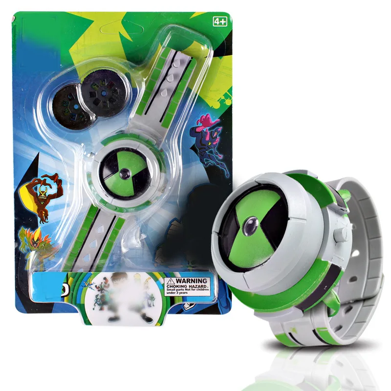 BEN Watch-juguetes Omnitrix para chico relojes con proyector, soporte medio de proyector Bening 10, regalos de cumpleaños para niños