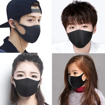 

Breathable Mesh Smog Mask Protect Face Mask In Autumn and Winter Windscreen Male Printing Washable mask Protection Dust Washable