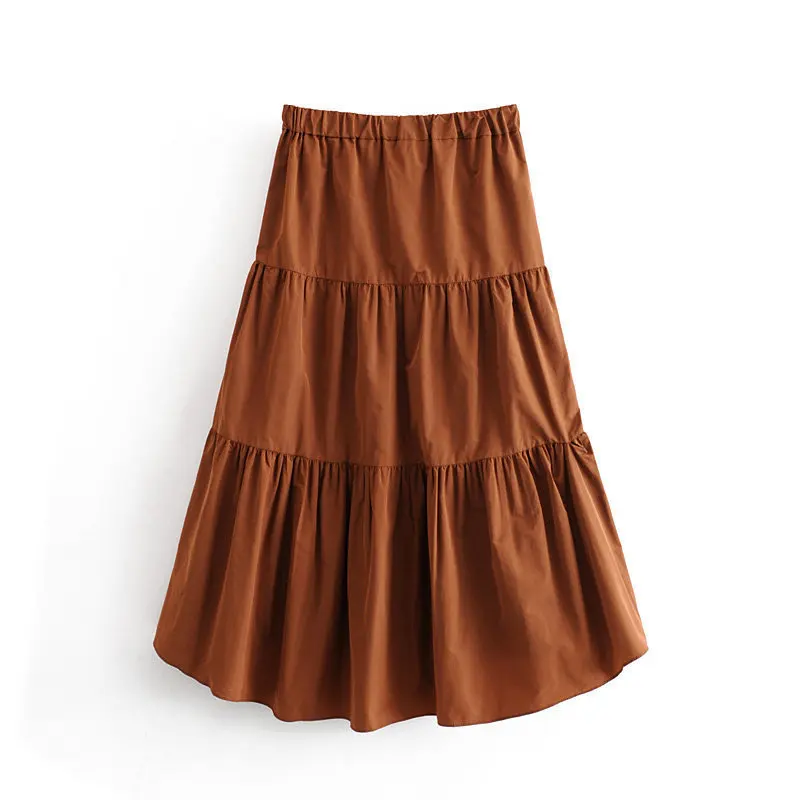 

2019 Autumn And Winter New Products Western Style WOMEN'S Dress Multilayer Taffeta Skirt Cake Dress