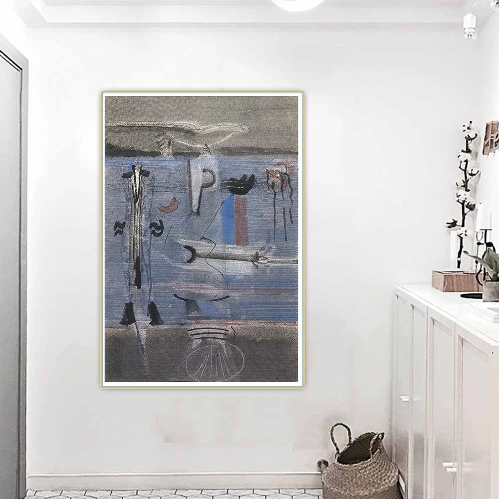 

Citon Mark Rothkoã€ŠNocturnal Dramaã€‹Canvas Art Oil Painting Abstract Print Painting Decorative Picture Wall Decor Home Decoration