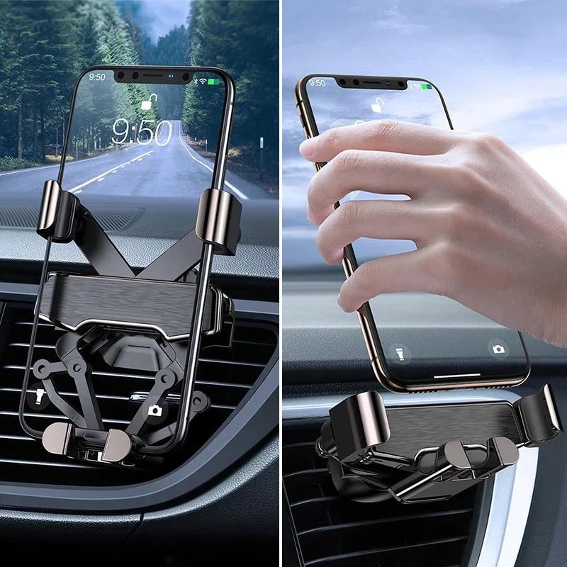 Автомобильный крепеж для телефона Air Vent держатель для телефона автомобильный гравитационный держатель для телефонов Универсальные держатели для смартфонов V-Best
