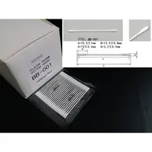 25 шт./пакет компактный Размеры натуральный ватные палочки деревянные палочки для носа, чистка ушей Косметика медицинских ватных палочек